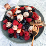 Berry Salad with Sumac Dusted Meringues
