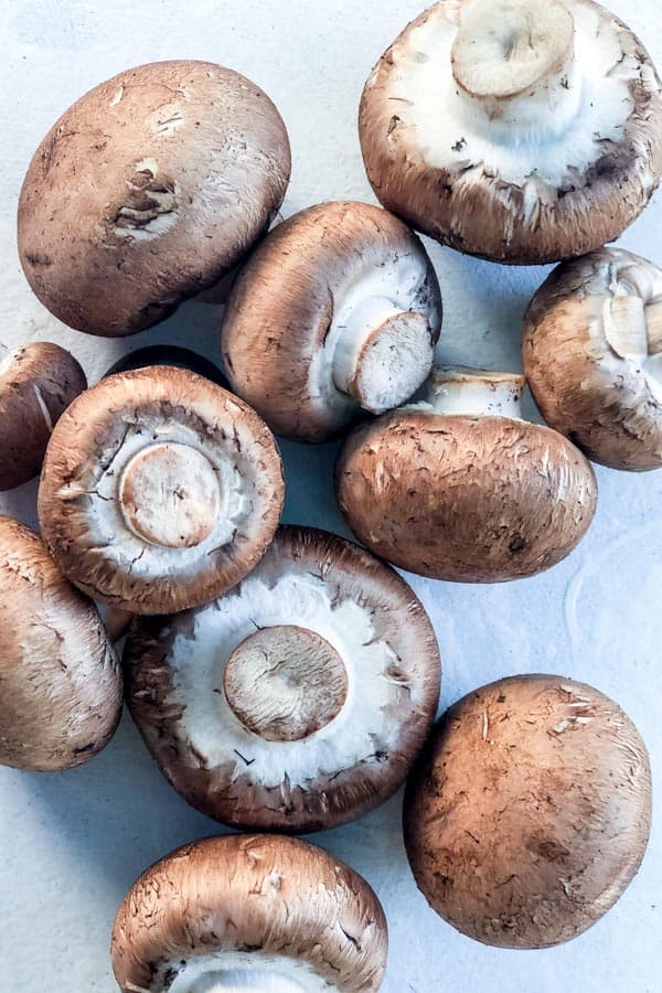 Fresh Dark Brown Mushrooms