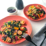 Rainbow Chard Salad with Freekeh and Pistachios