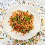 Rainbow Vermicelli Salad with Soy Dressing