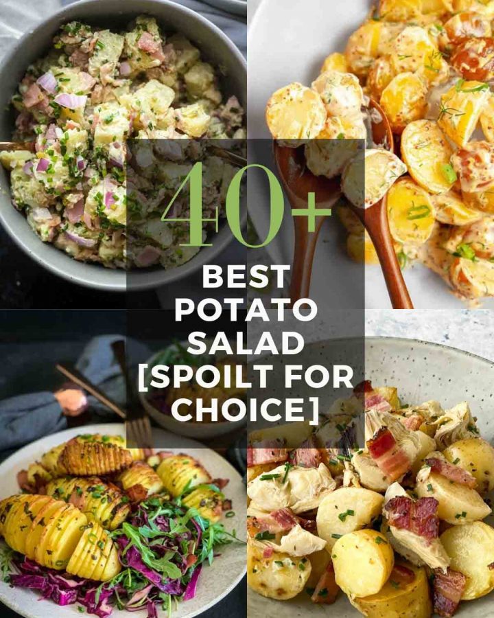 Collage of 40+ Best Potato Salad